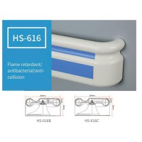 Tay vịn hành lang chống va đập HS-616